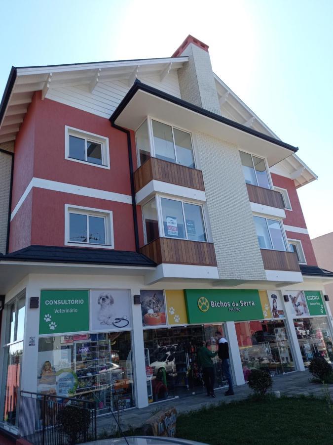 Gramado - Apartamento Aconchegante Com Lareira E Churrasqueira Kültér fotó